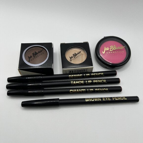 Joe Blasco Makeup Bundle Pencils Shadows Eyes Brow Cheeks Lip Liner NEW $160 - Picture 1 of 4